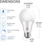 Energetic Lighting 40-Watt Equivalent A19 LED Light Bulb Non-Dimmable 450lm 5000K Daylight, 24PK YGA03C54-5W-850-24P - alternate 4